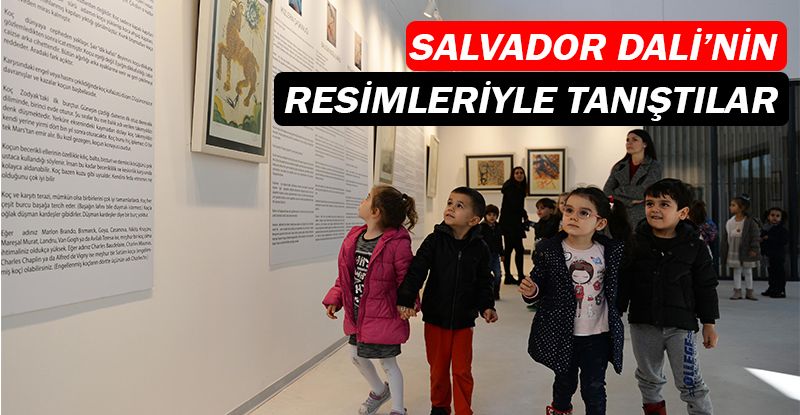 Muratpaşa'da çocuklar Salvador Dali ile tanıştı...