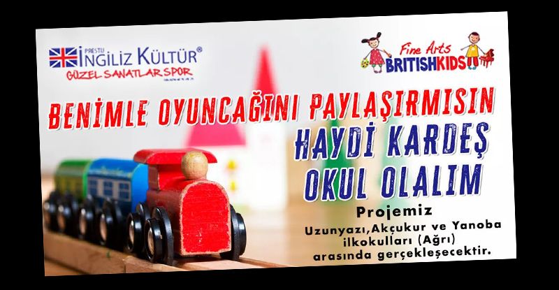 British Kids Fine Arts’tan ‘Haydi Kardeş Okul Olalım’ Projesi
