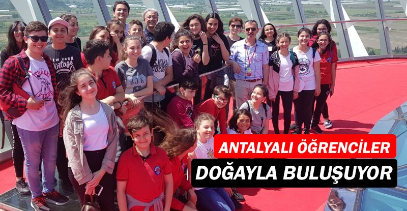 Antalyalı çocuklar doğa ile iç içe