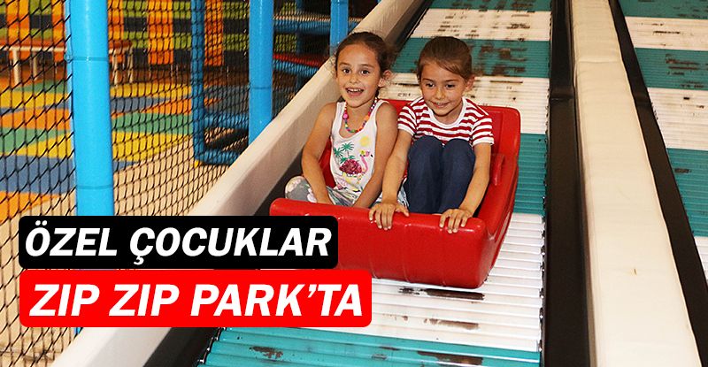 Özel bireyler Zıp Zıp Park’ta eğlendi