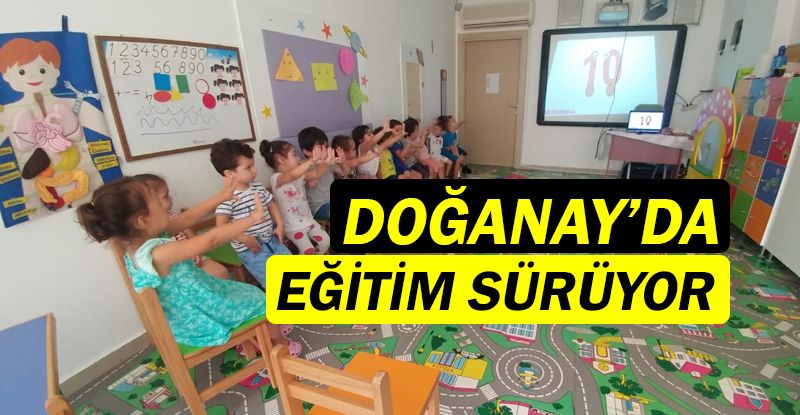 Doğanay Anaokulu'nda yaz okulu...