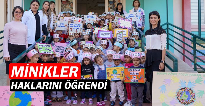 Minik öğrenciler haklarını öğrendi