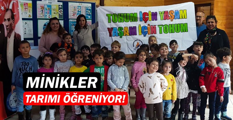 Minikler tarımla tanışıyor